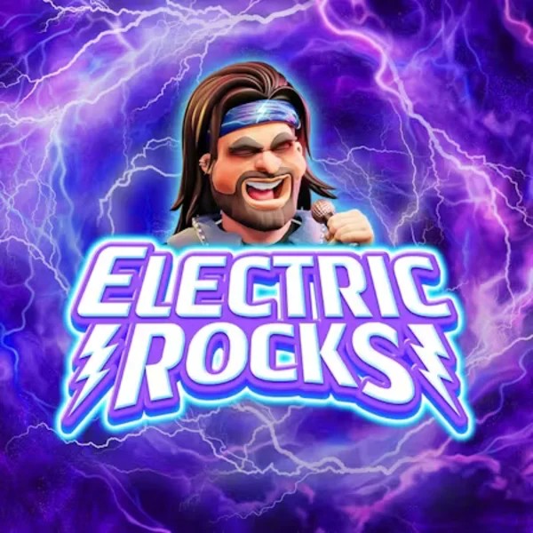Slots logo of Electric Rocks from Inspired Gaming at Oscar Spin Casino