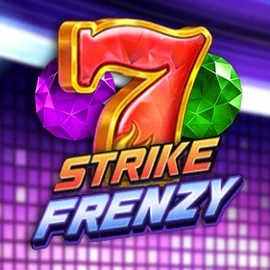 Strike Frenzy online game logo by Pragmatic Play on spinoscar.eu